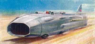 Thunderbolt Kaptanı G. E. T. Eyston, 1938. Sanatçılar: Bilinmiyor, WD & HO Wills. by WD and HO Wills