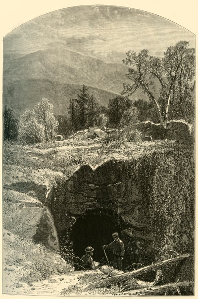 'Doğal Köprü, Kuzey Adams', 1874. by W.H. Morse