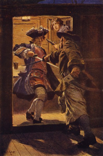 Kaçırılanlar için İllüstrasyon (renkli taş) by W.R.S. (after) Stott