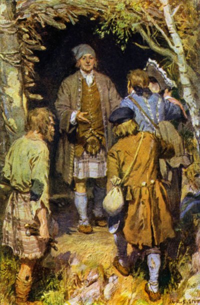 Kaçırılanlar için İllüstrasyon (renkli taş) by W.R.S. (after) Stott