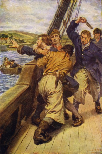 Kaçırılanlar için İllüstrasyon (renkli taş) by W.R.S. (after) Stott