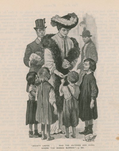 Sosyete hanımları - kitlelerin yuva yaptığı kulübelere ve kovanlara baskın yapın by W.R.S. Stott