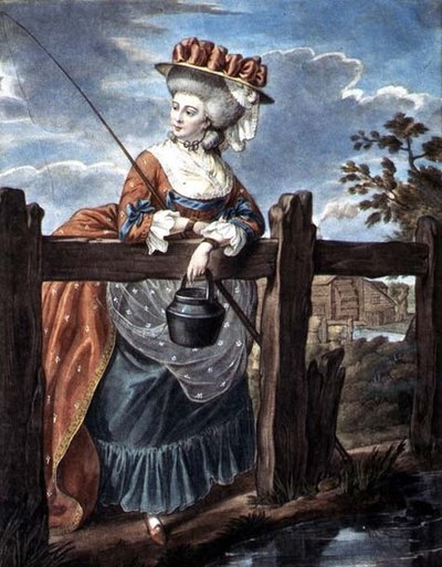 Ağustos modası, c.1790 (kağıt üzerine suluboya) by W. Belch