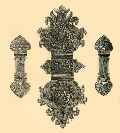 Gümüş kitap tokaları, 1881. by W. E. Mackaness