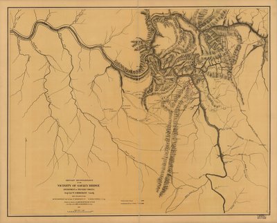 Gauley Köprüsü, Batı Virginia Departmanı, Brig civarında askeri keşif. Genl. W. S. Rosecrans, comd