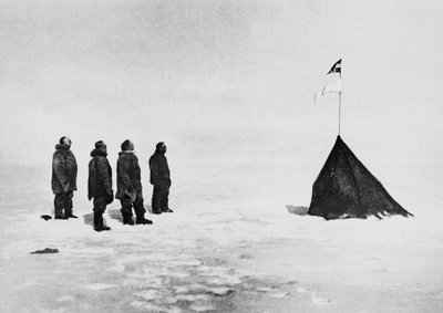 Roald Amundsen, Helmer Hanssen, Sverre Hassel ve Oscar Wisting, Güney Kutbu