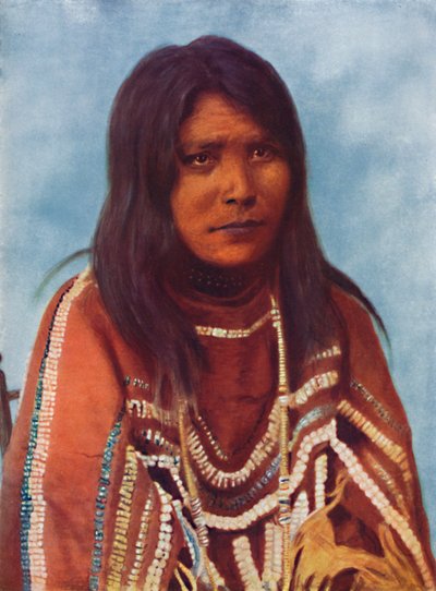 Sarcee Kızılderili kadını, 1912 by W. Hanson Boorne