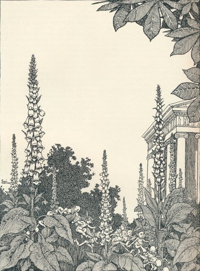 Bir Yaz Gecesi Rüyası için İllüstrasyon, 1914, 1925. by William Heath Robinson