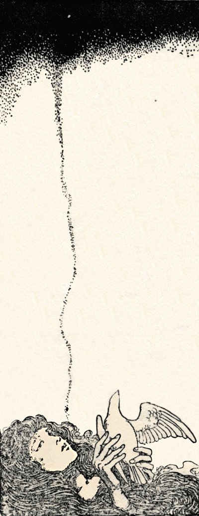 Kanatlarını Vuran Küçük Bir Kuş Vardı, c1930 by William Heath Robinson