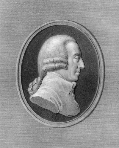 Adam Smith, 18. yüzyıl İskoç filozofu ve ekonomisti, 1836. by W. Holl