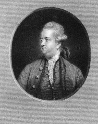 Edward Gibbon, 18. yüzyıl İngiliz tarihçisi, 1836. by W. Holl