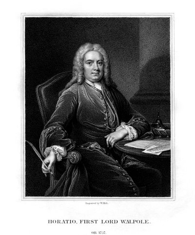 Horatio Walpole, Wolterton 1. Baron Walpole, İngiliz diplomat ve politikacı, 1831. by W. Holl