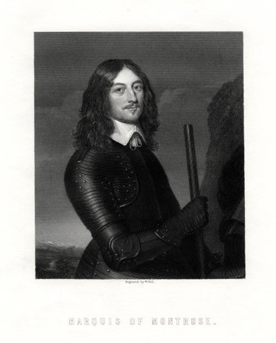 James Graham, Montrose 1 Marki, İskoç asilzade ve asker, 19. yüzyıl by W. Holl