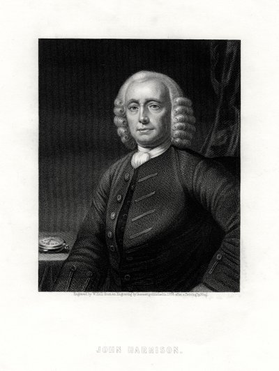 John Harrison, İngiliz saat yapımcısı, 19. yüzyıl. by W. Holl