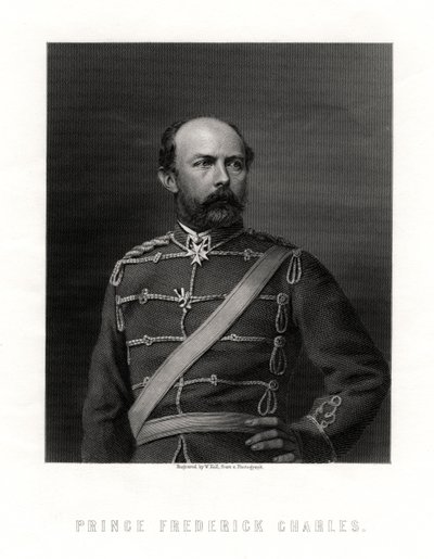 Prens Frederick Charles, 19. yüzyıl by W. Holl