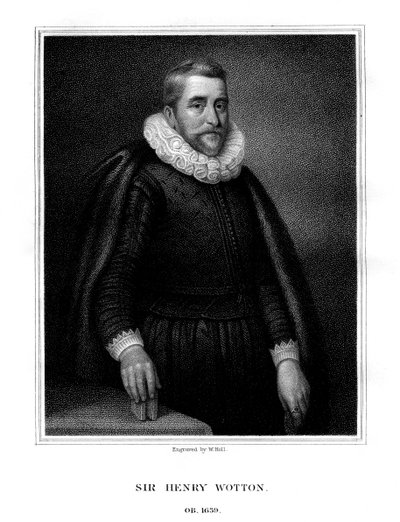 Sir Henry Wotton, İngiliz yazar ve diplomat, 1824. by W. Holl