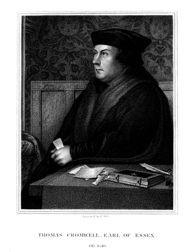 Thomas Cromwell, 1. Essex Kontu, İngiliz devlet adamı, 1823. by W. Holl