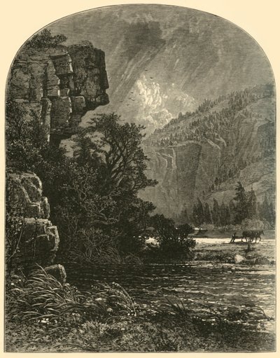 "Profil Kayası", 1874. by W. J. Linton