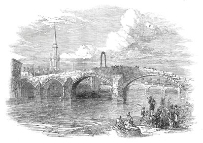 Ayr Brigs, 1844. by W. J. Linton