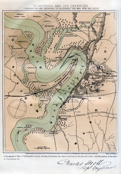 Vicksburg, Mississippi ve savunmaları, 1862-1867. by W Kemble