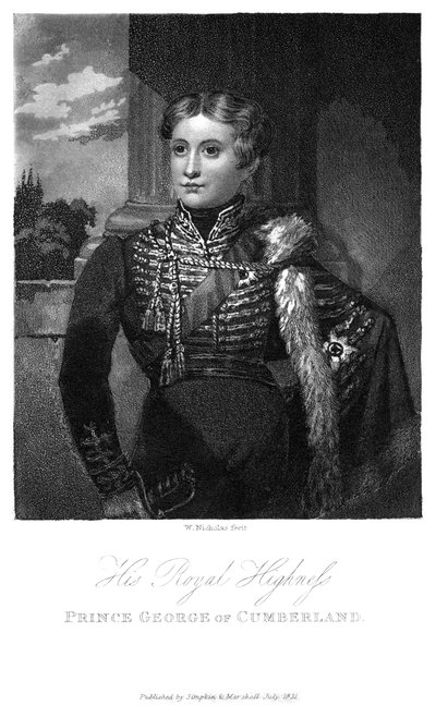 Cumberland Prensi George, 1831 by W. Nicholas