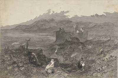 Harlech Kalesi, Kuzey Galler by W. R. Smith