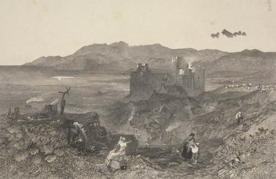 Harlech Kalesi, Kuzey Galler by W. R. Smith