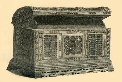 Oymalı delikli kutu, 1500-c1860, 1881. by W Tucker