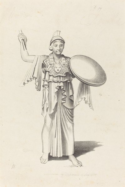 Minerva, Bir Bronzdan Daedalus by W. Walton after John Flaxman