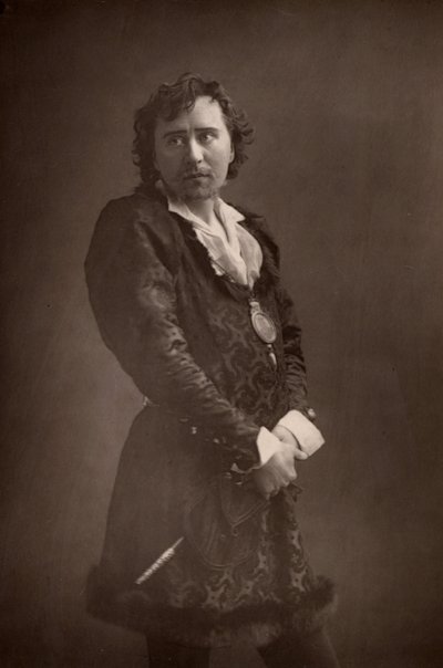 ""Herbert Beerbohm Tree (1853-1917) İngiliz oyuncu-menajer. Kraliyet Dramatik Sanatlar Akademisi'nin (RADA) kurucusu. (Woodbury tipi) by W. and D. (after) Downey