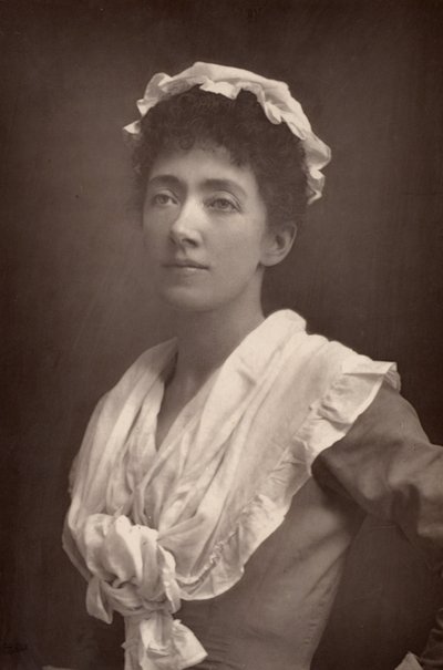 Marion Terry (1852-1930) İngiliz aktris ve Ellen Terry ile Fred Terry'nin (woodburytype) kız kardeşi by W. and D. (after) Downey