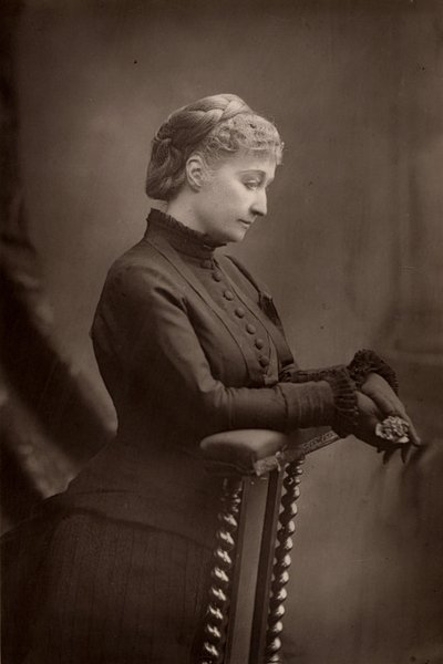 ""İmparatoriçe Eugenie (1826-1920), Fransa Kralı III. Napolyon'un dul eşi. (woodbury tipi) by W. and D. (after) Downey