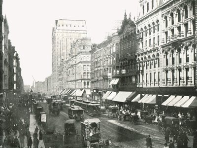 State Street, Şikago, ABD, 1895. by W and S Ltd