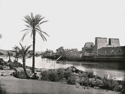 İsis Tapınağı, Philae, Mısır, 1895. by W and S Ltd