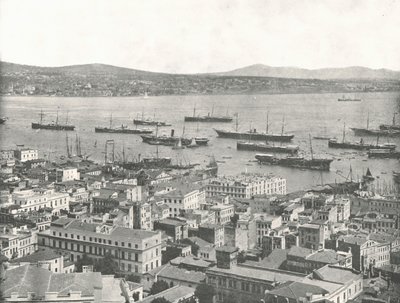 Boğaziçi Üsküdar'a bakıyor, Konstantinopolis, Osmanlı İmparatorluğu, 1895. by W and S Ltd