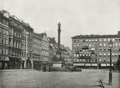Karolinenplatz, Münih, Almanya, 1895. by W and S Ltd