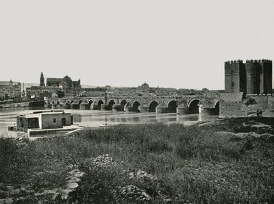 Roma köprüsü, Cordoba, İspanya, 1895. by W and S Ltd
