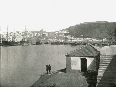 Malaga şehri ve limanı, İspanya, 1895. by W and S Ltd