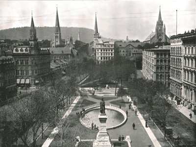 Victoria Meydanı, Montreal, Kanada, 1895. by W and S Ltd