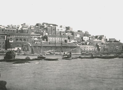 Denizden görünüm, Yafa, Filistin, 1895. by W and S Ltd