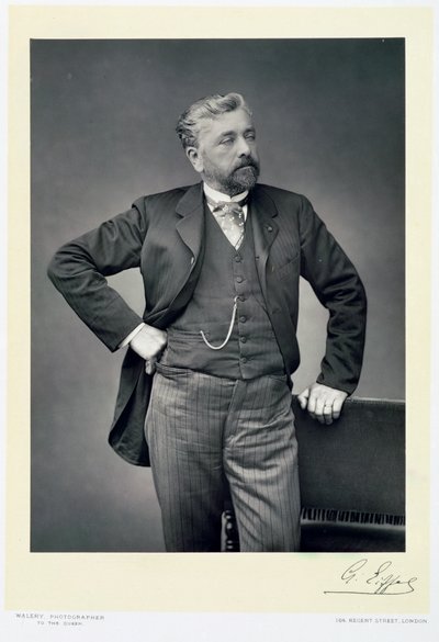 Alexandre Gustave Eiffel, Fransız mühendis, 19. yüzyılın sonlarında by Walery