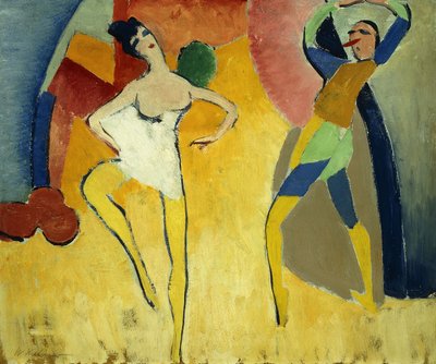 Pierrot ve Pierrette by Walt Kuhn