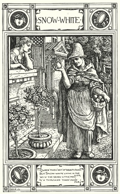 Pamuk Prenses (gravür) by Walter (after) Crane