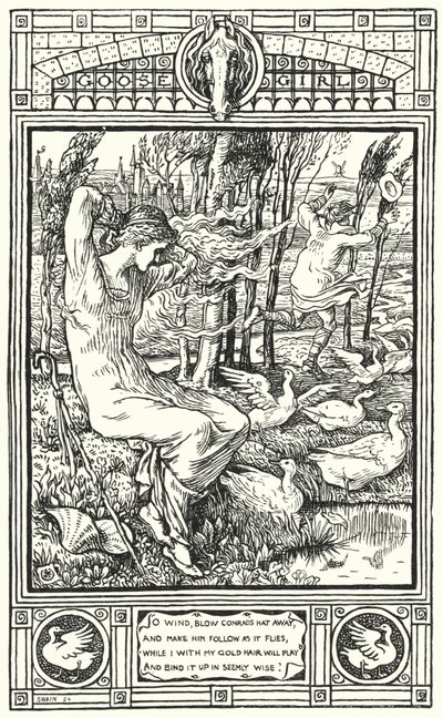 Kaz Kız (gravür) by Walter (after) Crane