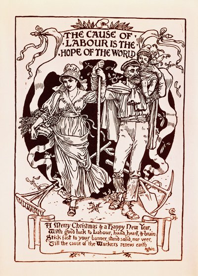 Emeğin Sebebi Dünyanın Umudu by Walter Crane