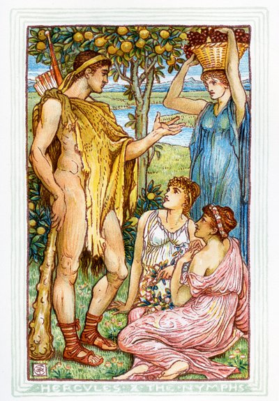 The Three Golden Applesturki by Walter Crane