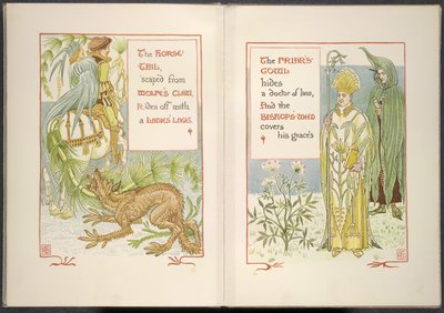 At kuyruğu ve rahibin kukuletası by Walter Crane