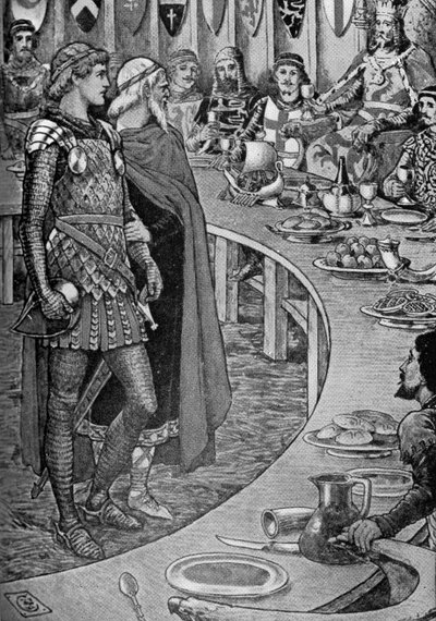 Kral Arthur- Yaşlı bir adam Sir Galahad
