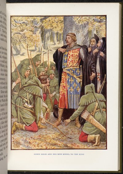 Robin Hood, I. Richard'dan önce by Walter Crane