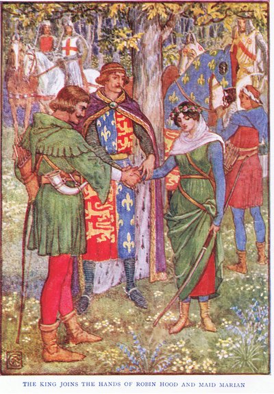 Kral, Robin Hood ve Hizmetçi Marian